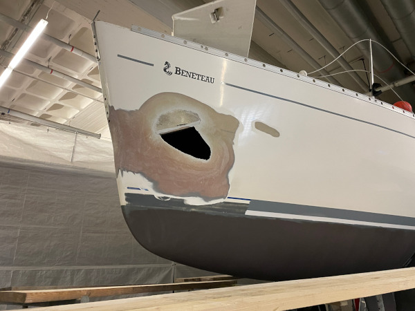 Rammschaden Reparatur Schritt 1